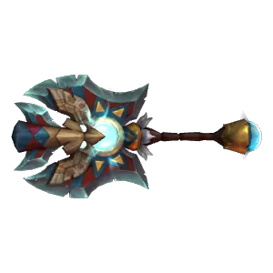 Blue Sunwalker Totemic Greataxe