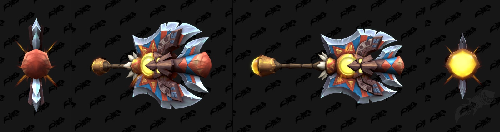 Модель 3 одноручного топора Солнцеходов