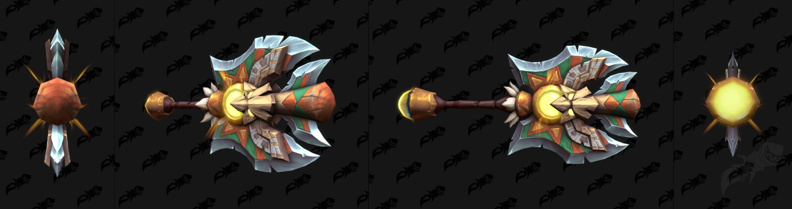 Модель 4 одноручного топора Солнцеходов