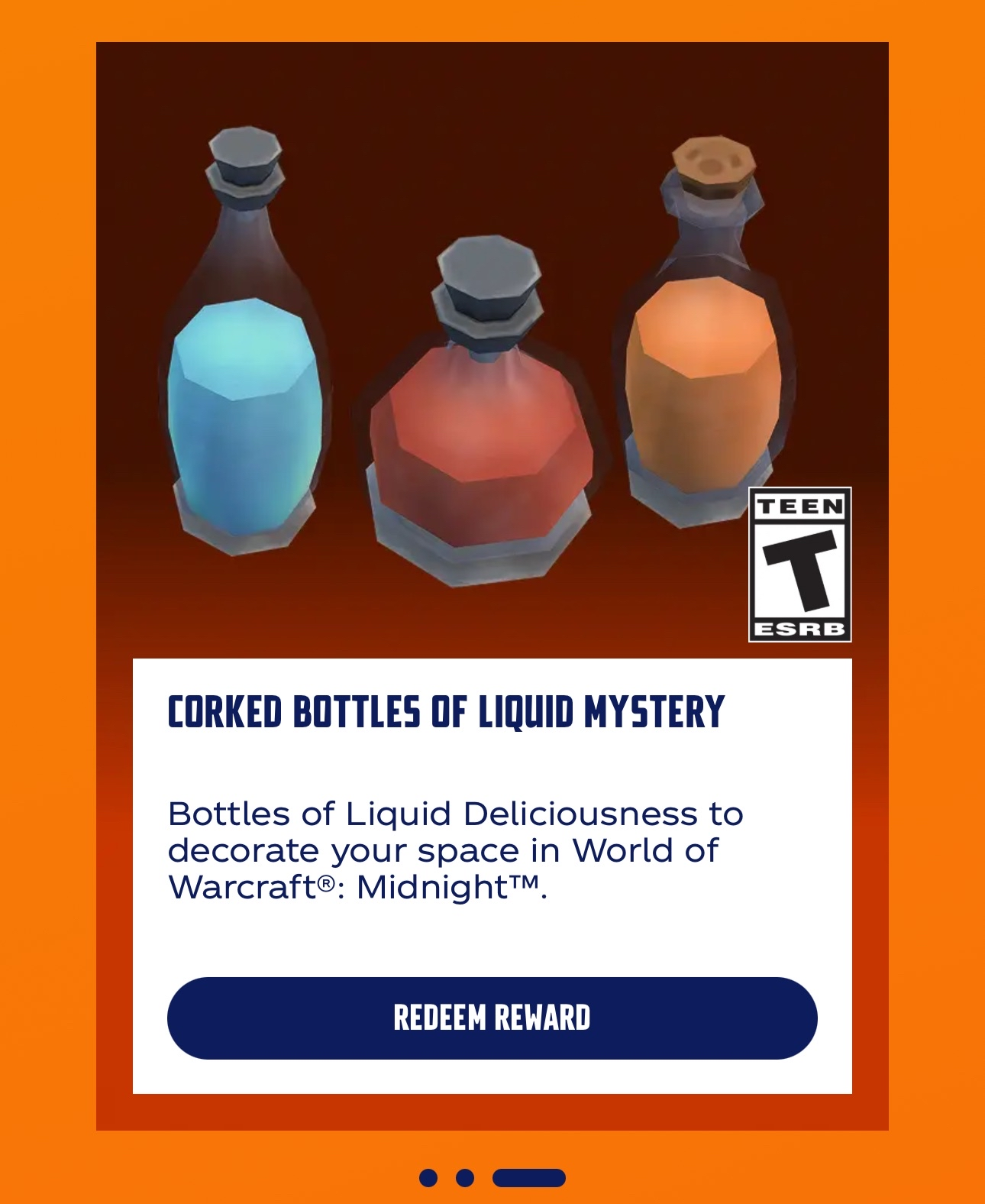 Награда: Закупоренные бутылки с жидкой тайной