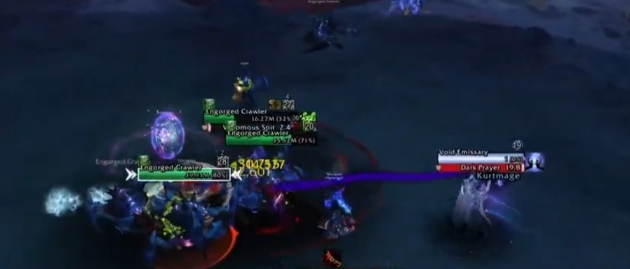 Обычно Посланник должен появляться периодически, произнося долгое заклинание, которое усилит других врагов, если его щит не будет пробит.