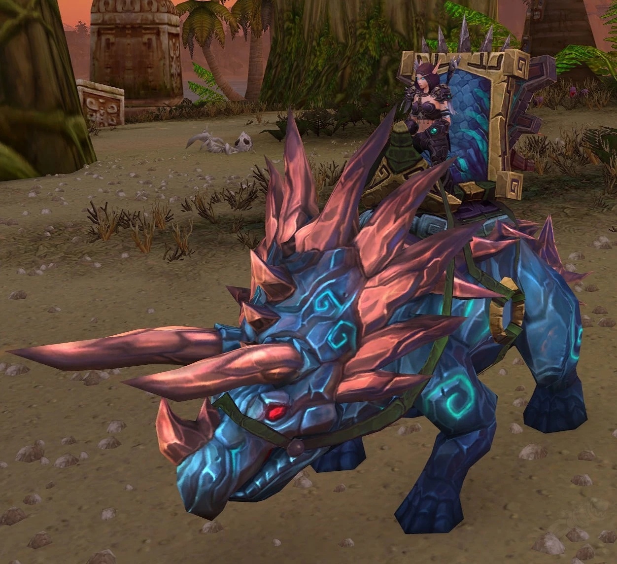 Reins of the Cobalt Primordial Direhorn - Item - Mists of Pandaria
