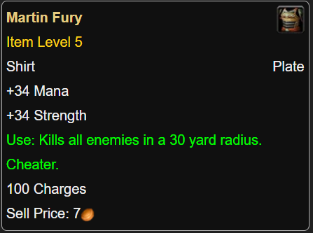 Оригинальная Ярость Мартина