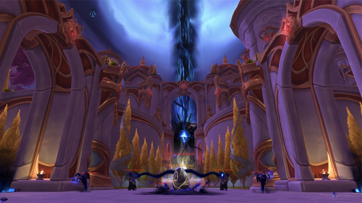 Marching on Quel'Danas doesn't make as much sense with the area lit by a reignited Dawnwell, does it?