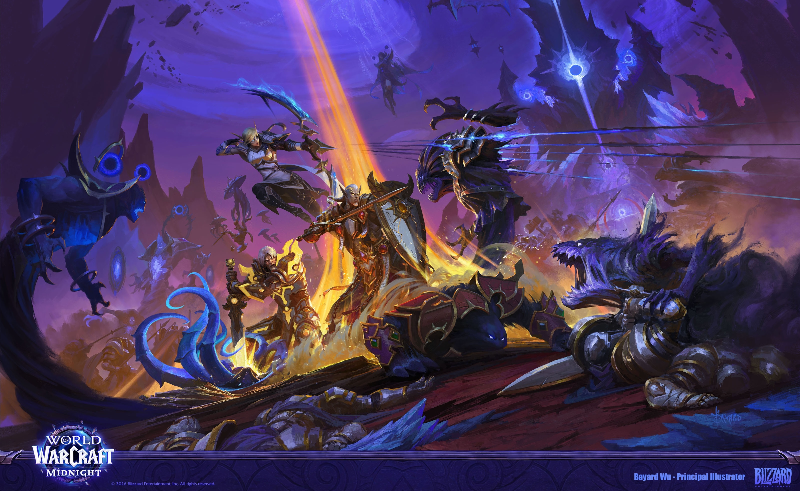 Ключевой арт Шпиля Бездны 1 за авторством Баярда Ву