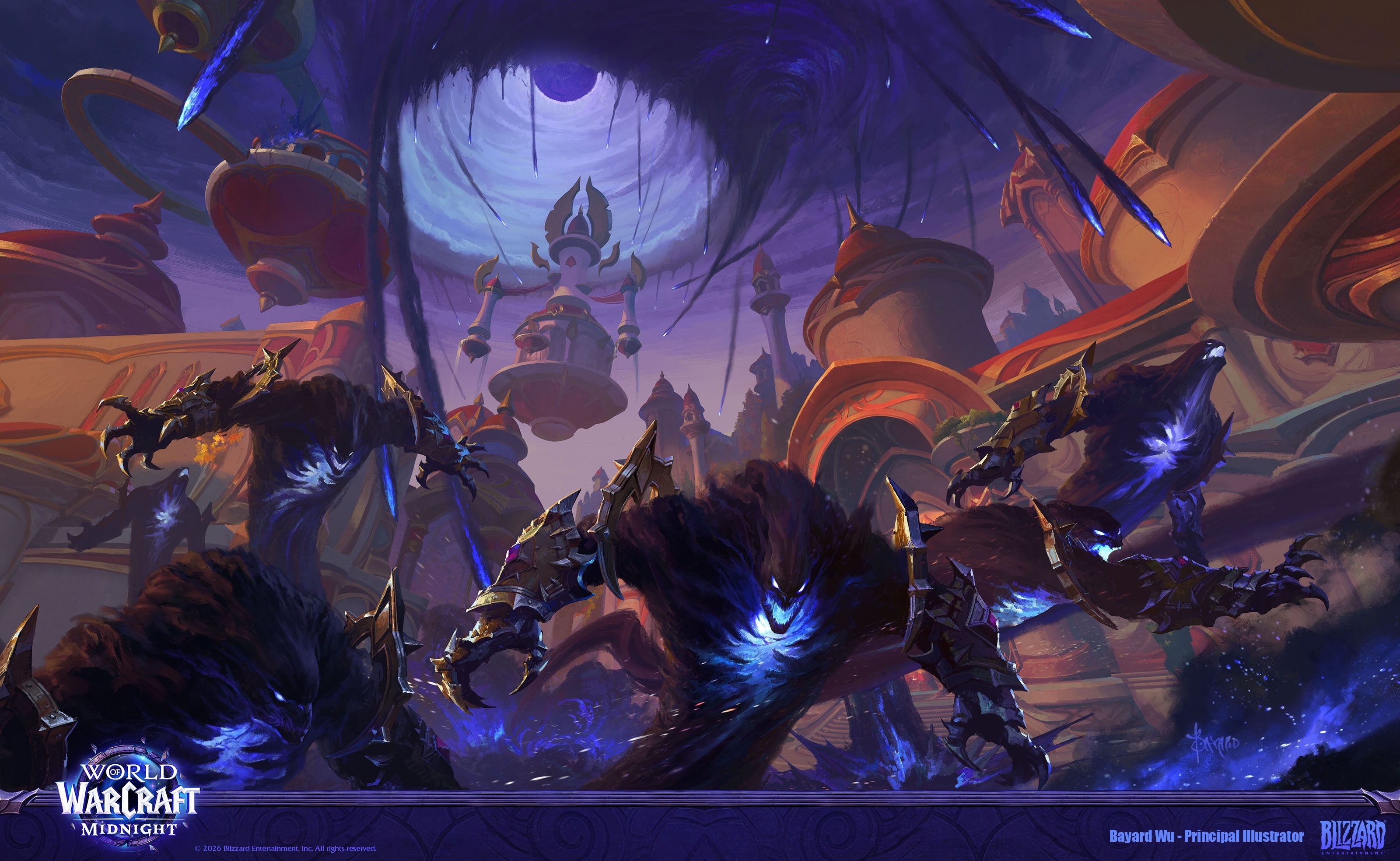 Ключевой арт Пожирающего воинства 2 за авторством Баярда Ву