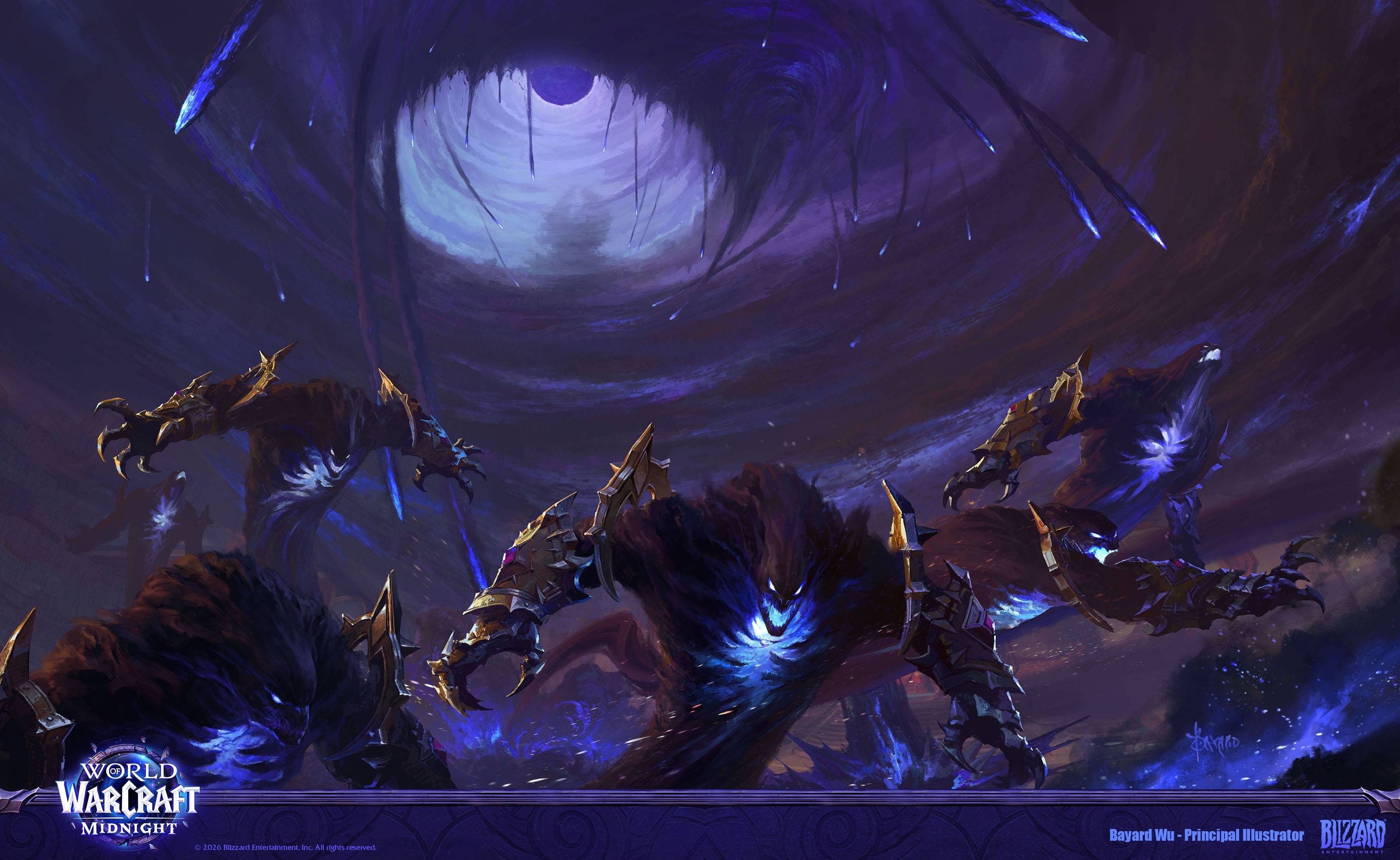 Ключевой арт Пожирающего воинства 1 за авторством Баярда Ву