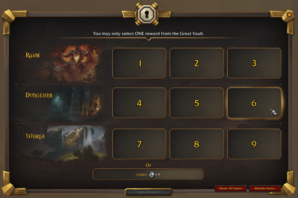 Lucky Vault Hidden Options