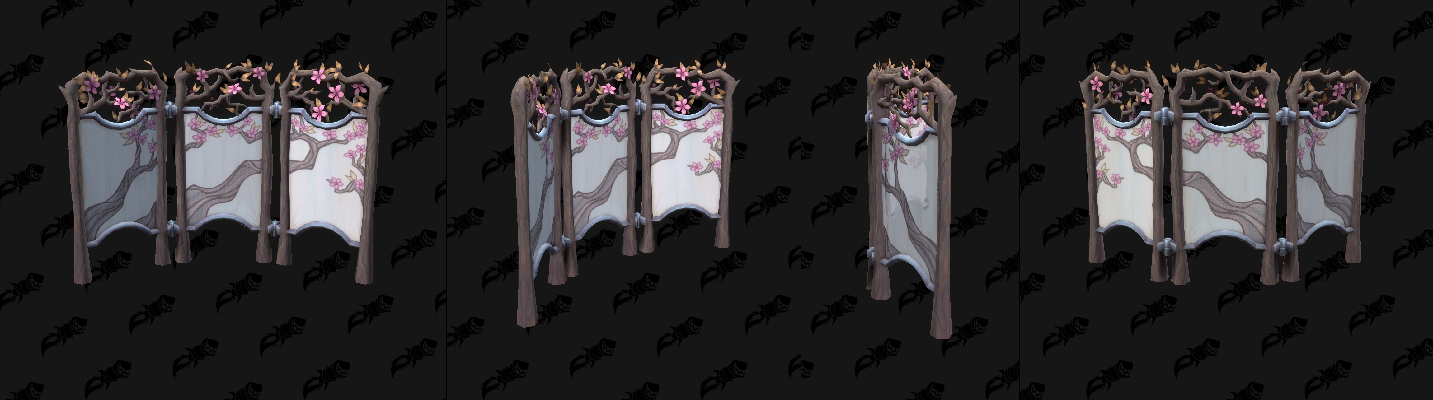 Spring Blossom Privacy Screen