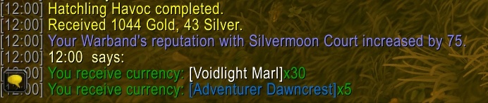 World Quest renown