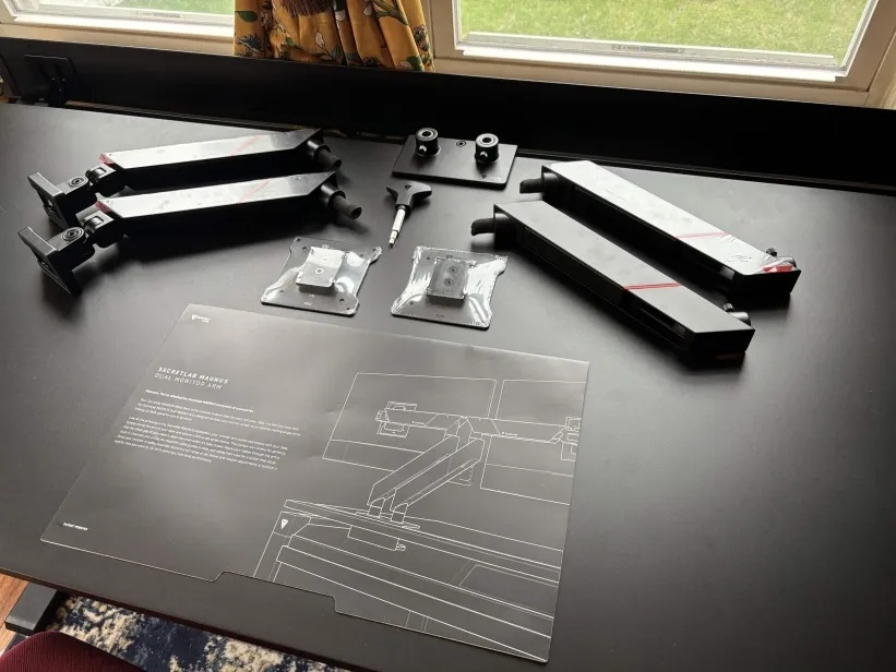 monitor arm building
