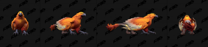 Dwarf Gryphon creature models