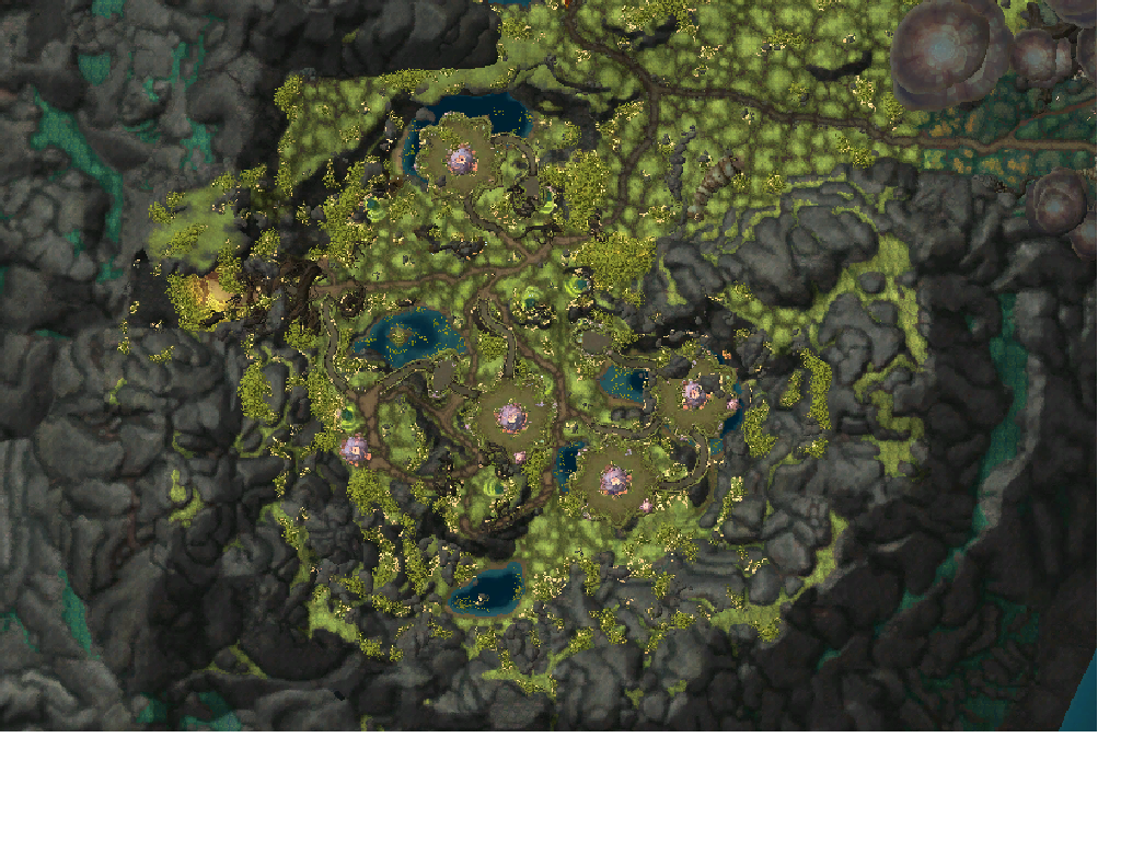 Blinding Bloom Ritual Site Map