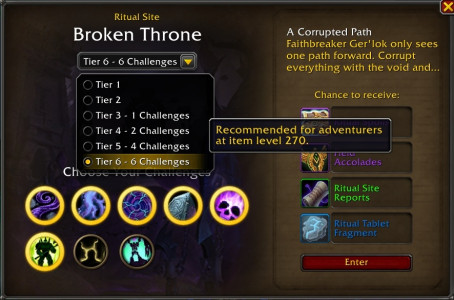 Tier 6 Ritual Sites
