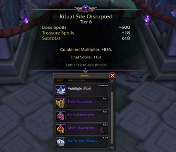 T6 Ritual Site Rewards