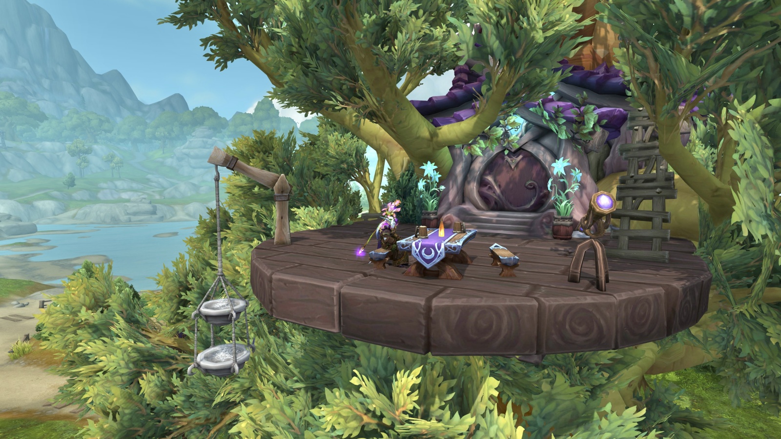Night Elf Druid treehouse 2.0 - World of Warcraft