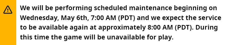 WoW Maintenance