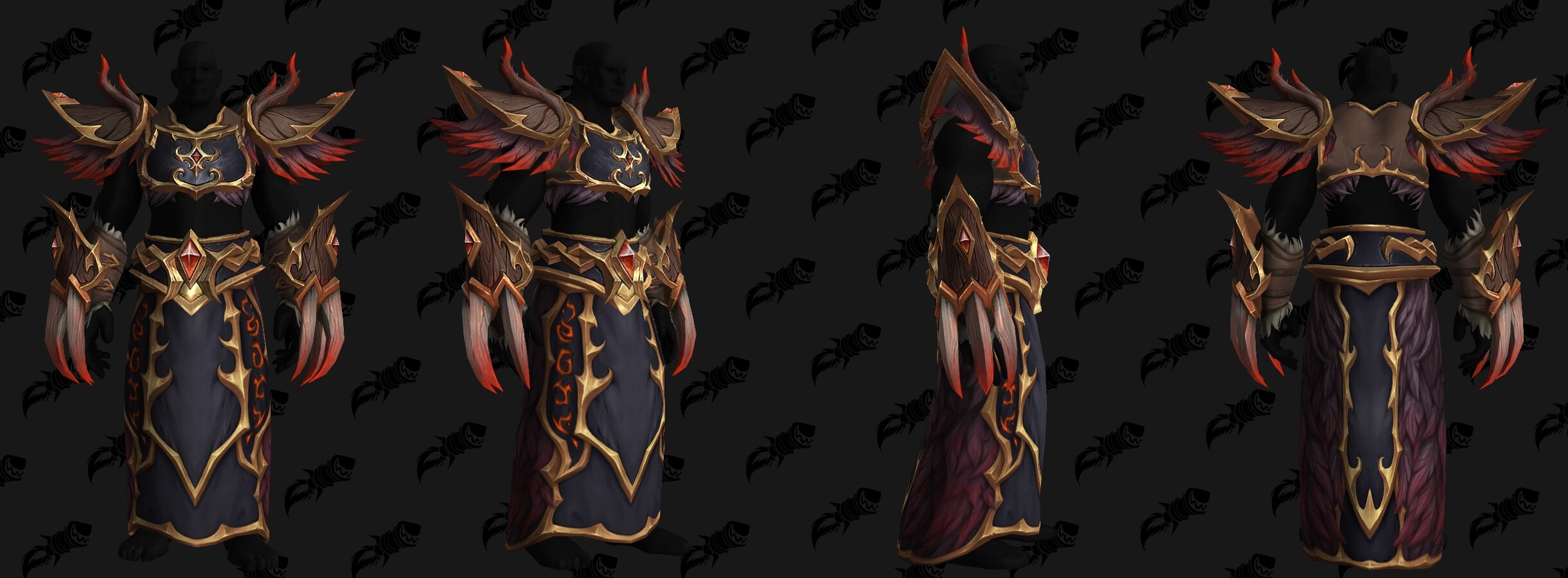 Ensemble: Shadowflame-Seared Druidic Garb