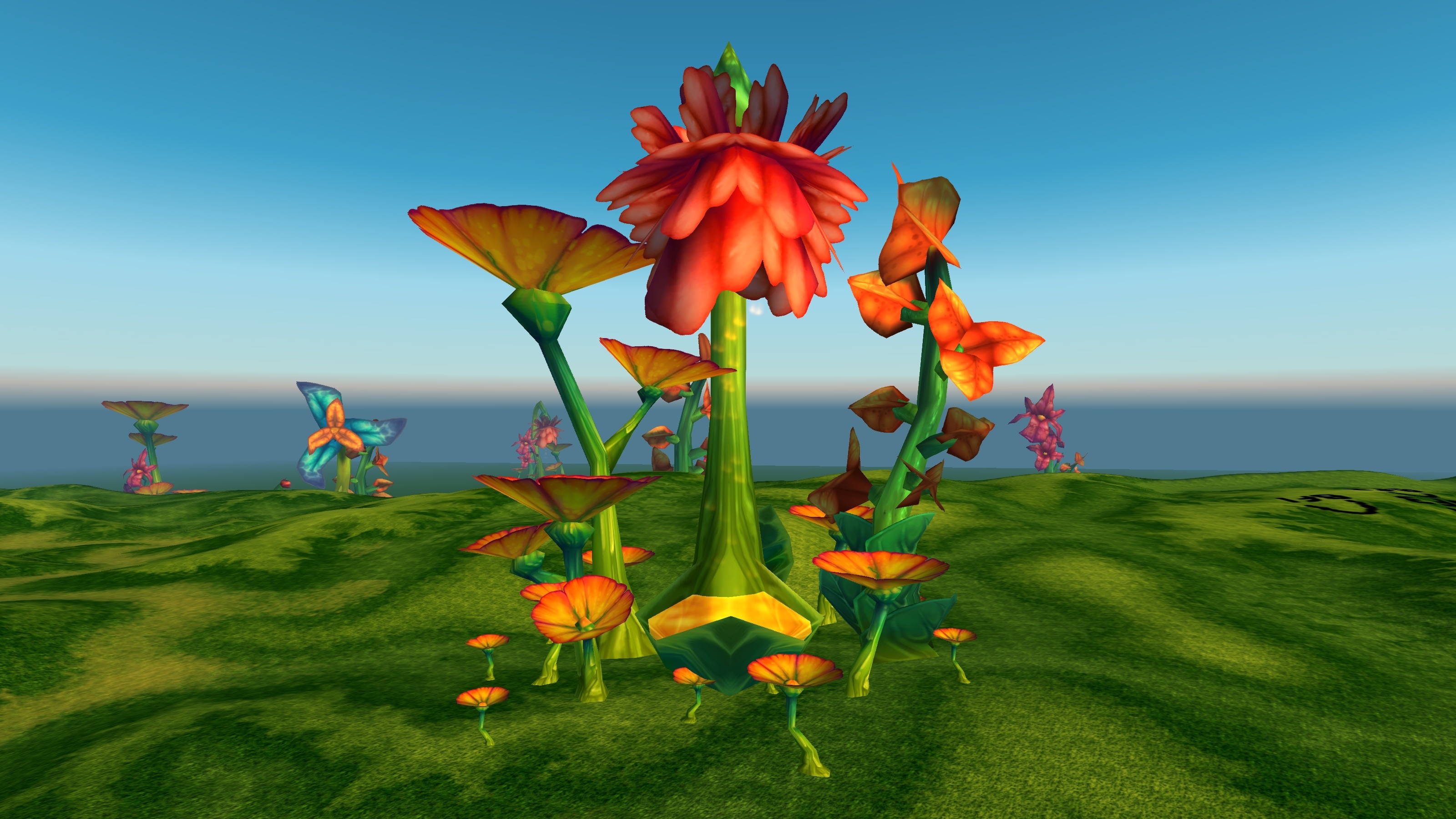 Orange flowers