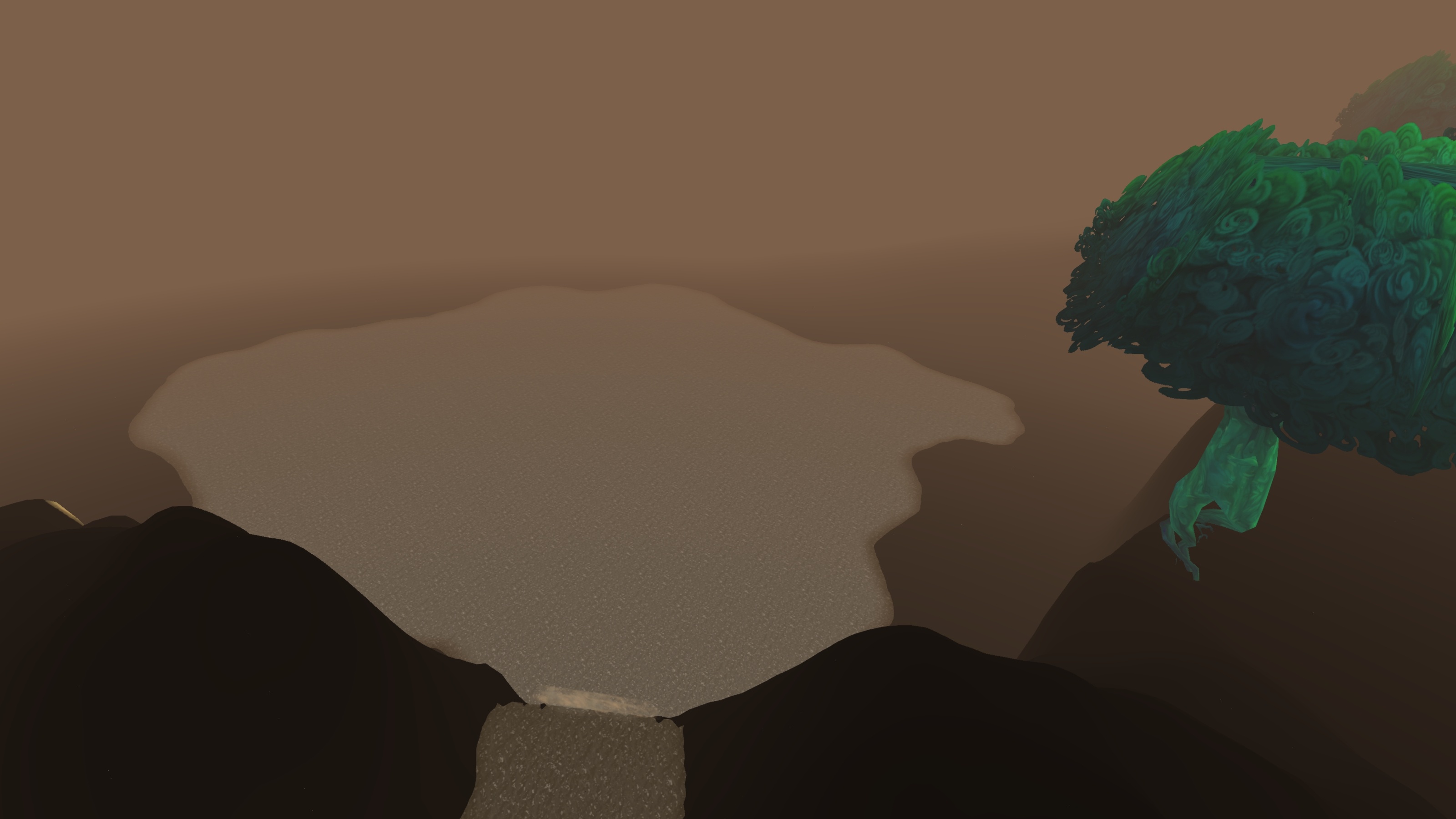 Unfinished lake