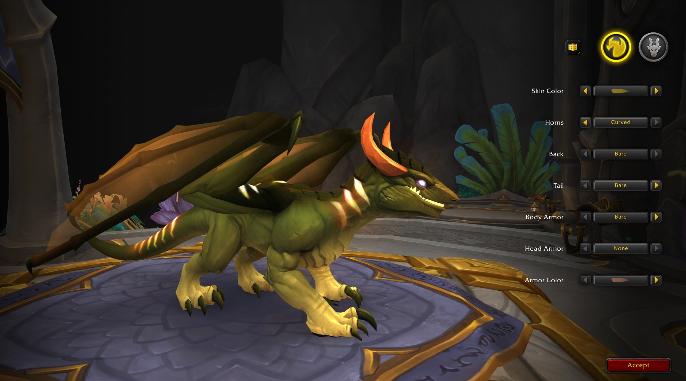 Grotto Netherwing Drake Yellow Scales