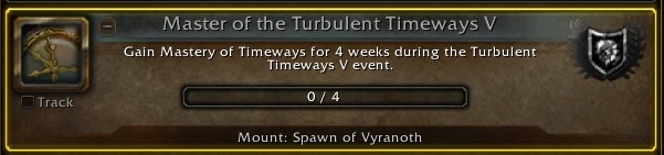 Mastery of the Turbulent Timeways V