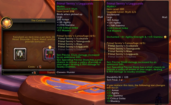 Catalyzing Sporefused Gear
