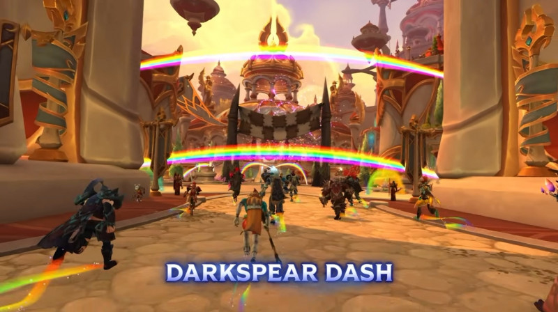 Blizzard's official Darkspear Dash microholiday