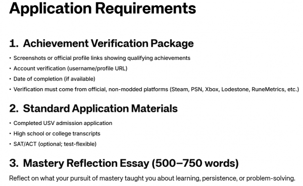 The Max Achievement Scholarship eligibility
