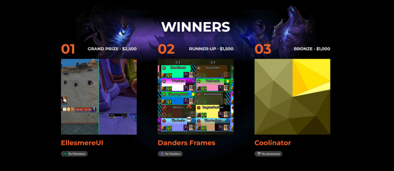 The Addon Trials winners