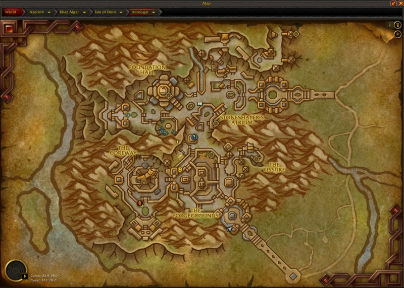 World Map Coordinates