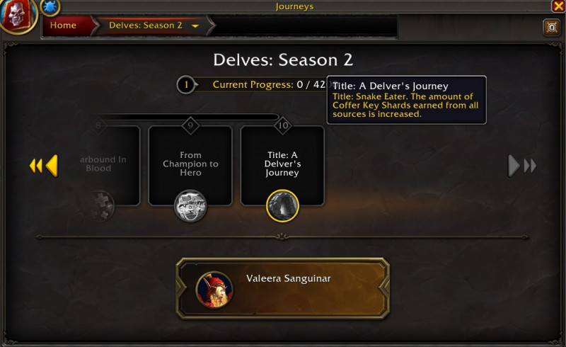 Delve Season 2 Renown