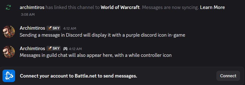 Непривязанный чат Discord