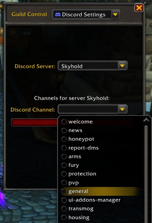Раздельный чат гильдии и Discord
