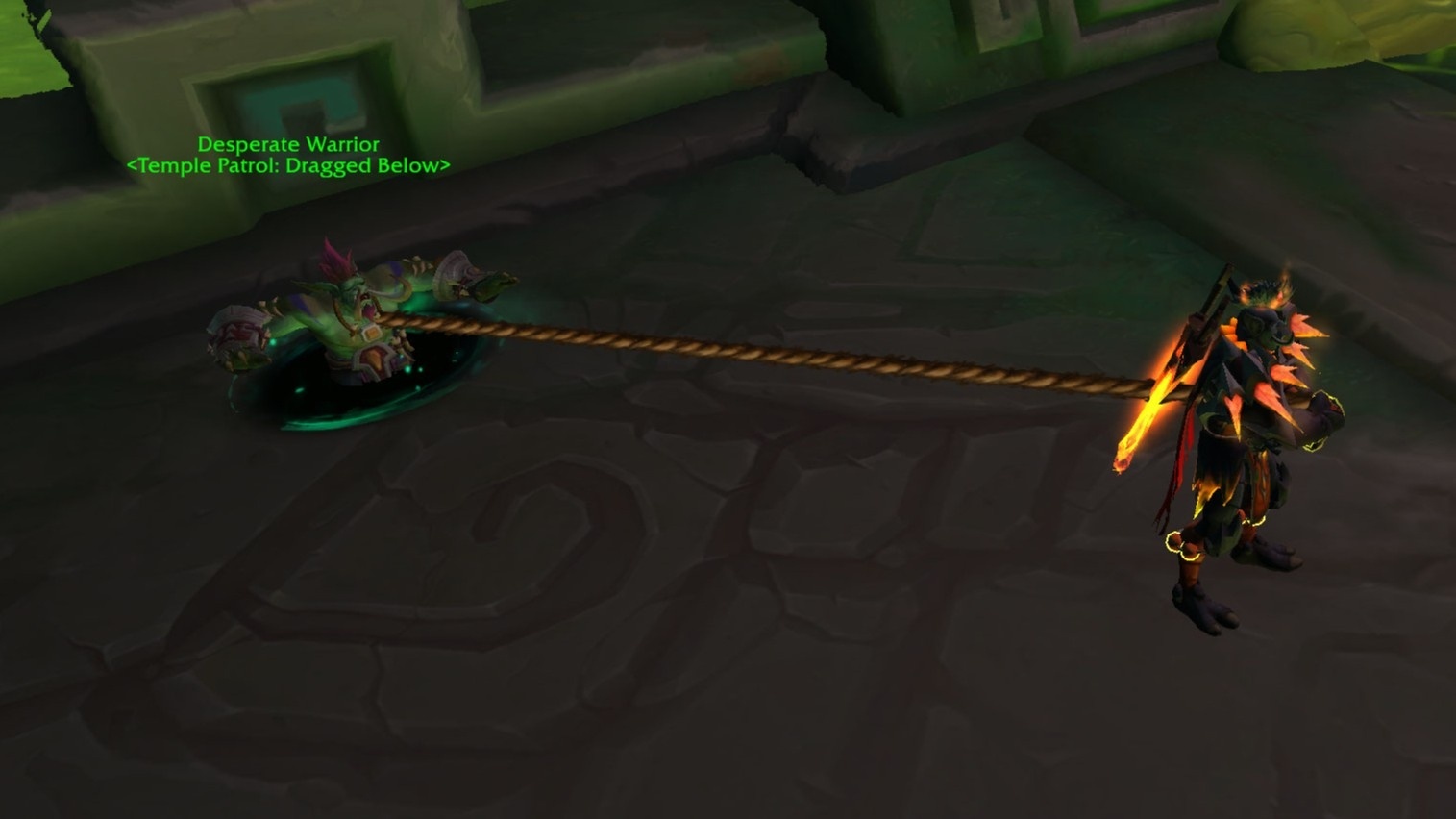 Atal'Utek Temple Patrol Dragged Down