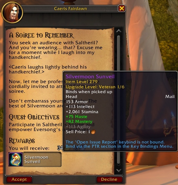 Renown Gear Quest