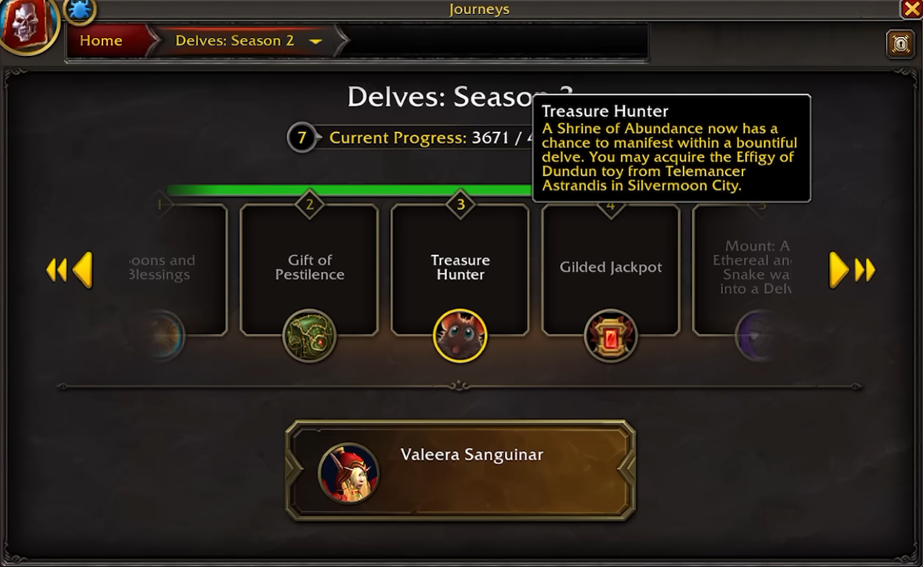 delve renown track 3