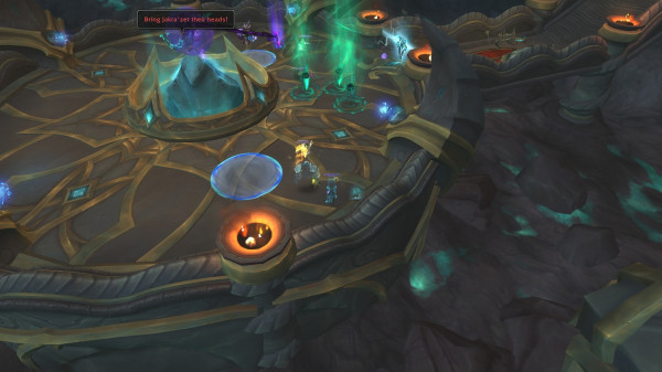 The green orbs spawn after defeating the Corrupted Guardian.