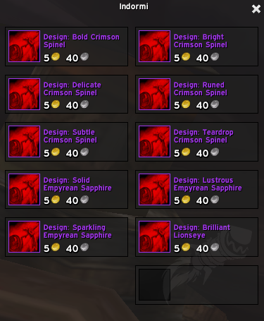 Indormi Vendor TBC