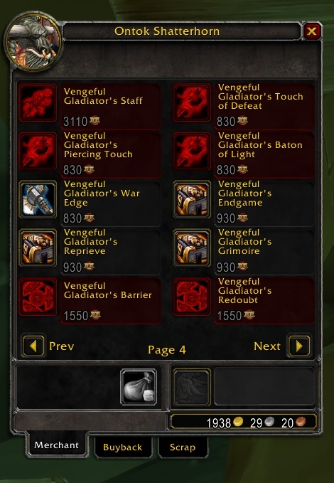 Honor Points S3 Gear 4