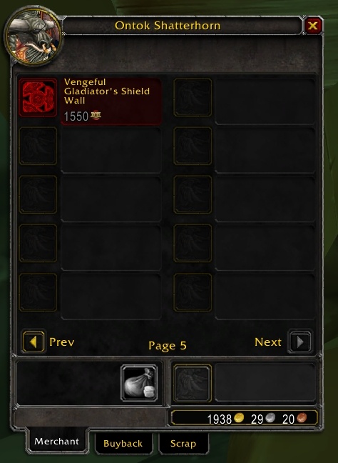 Honor Points S3 Gear 1