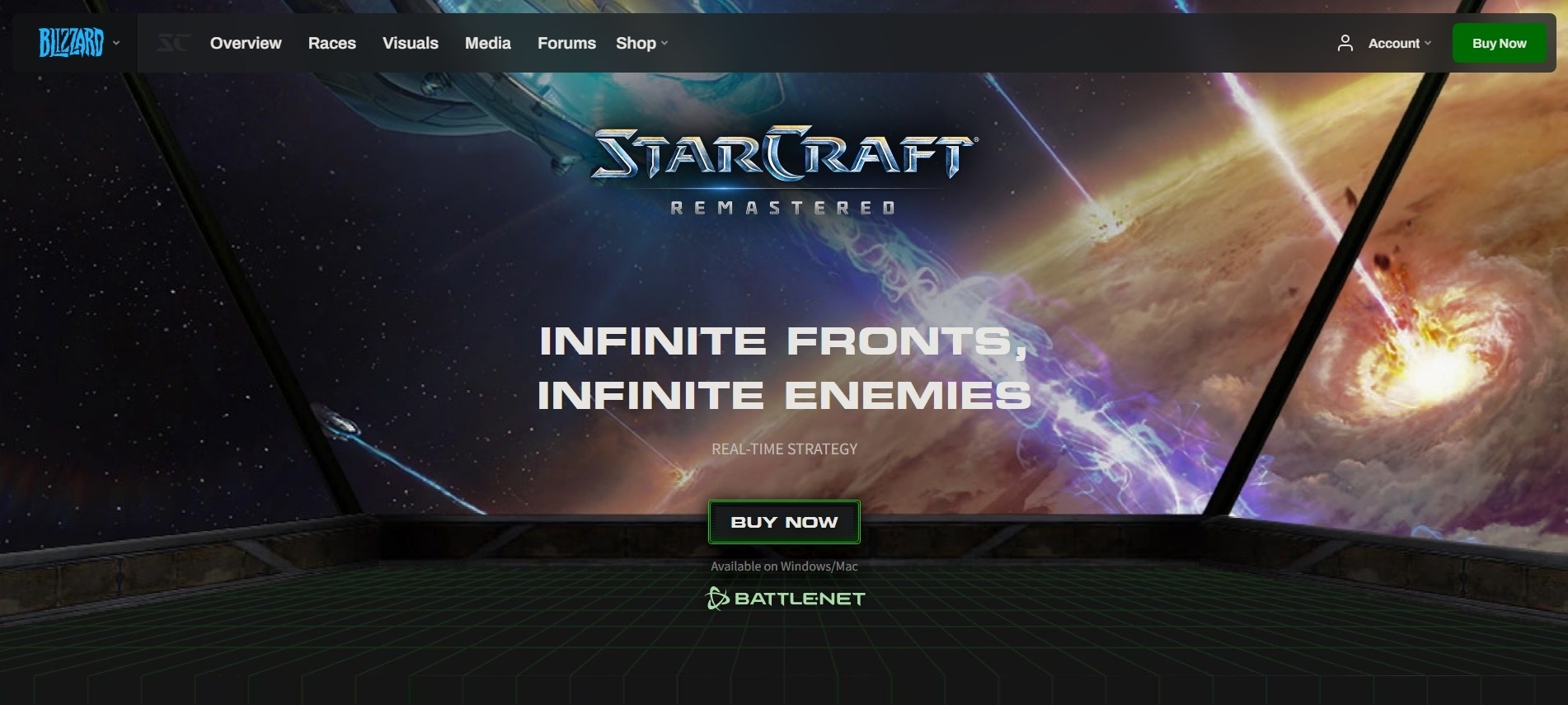 Сайт StarCraft