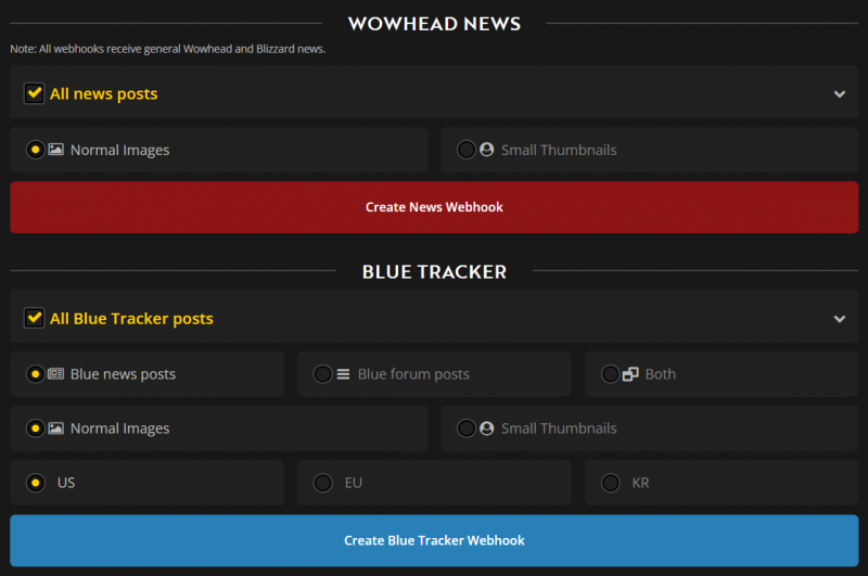 webhook setup