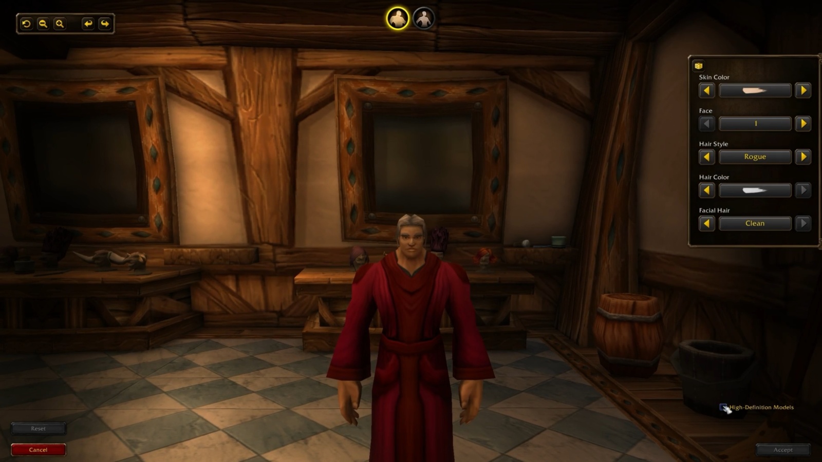 SD models barbershop UI