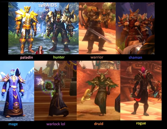 Модели новых классовых комплектов из рейда Вершина Хиджала в World of Warcraft: Forever