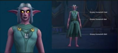 Grassy Dunecloth Transmog