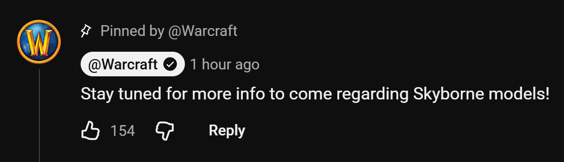 WoW Forever Skyborne Model Announcement
