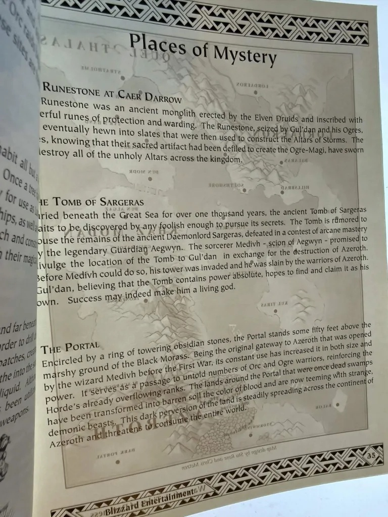 Warcraft Manuals