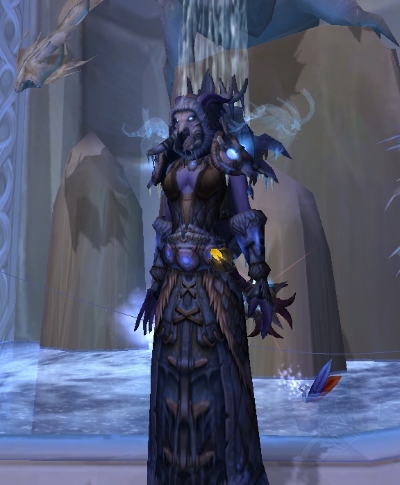Sanctified Frost Witch's Garb Conjunto WotLK Classic