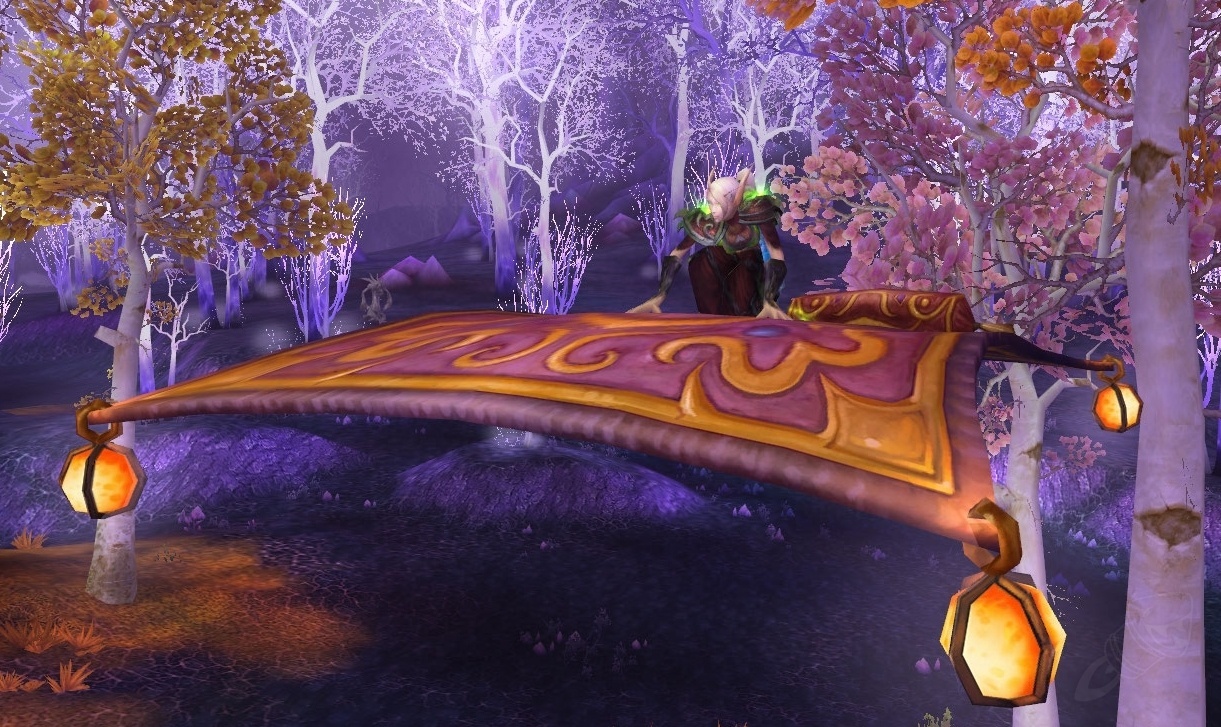 Magnificent Flying Carpet--Tailoring Mount--WotLK Classic 